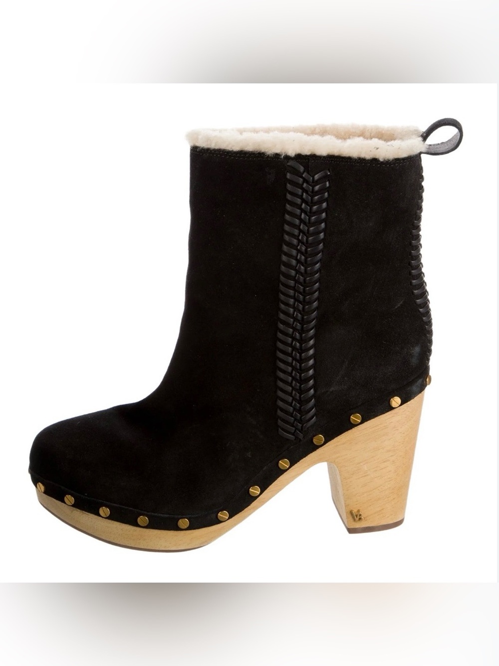 Veronica Beard Daxi Shearling Ankle Boot Size 6